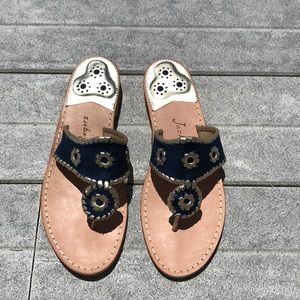 Jack Rogers denim sandals